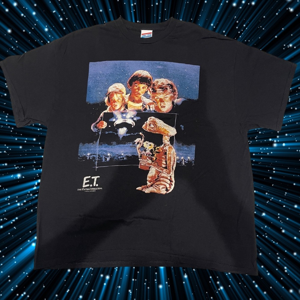 E.T. Black Graphic T-Shirt by junk food clothing